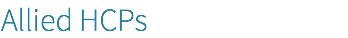 Allied HCPs